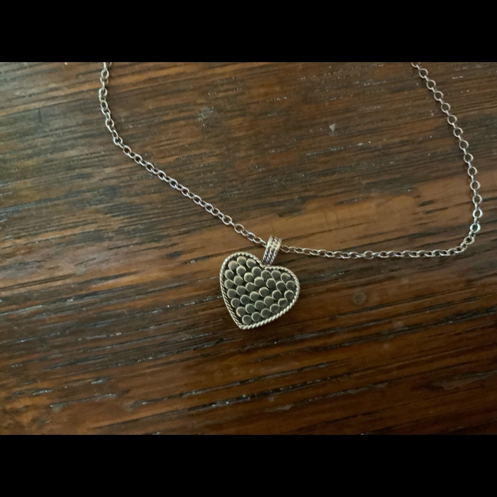 ANNE BECK sterling silver 925 18in necklace.